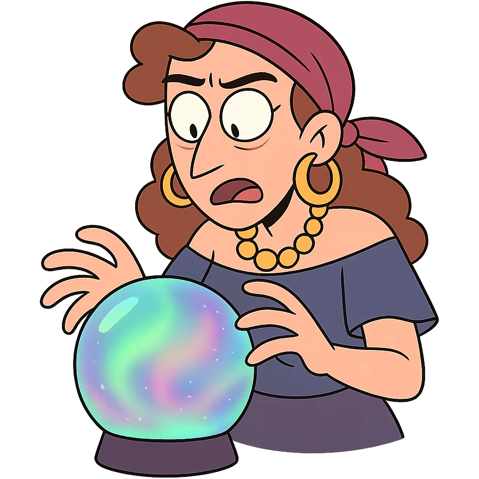 aurora crystal ball emoji