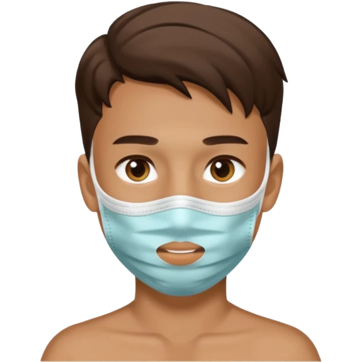 beauty facemask boy emoji