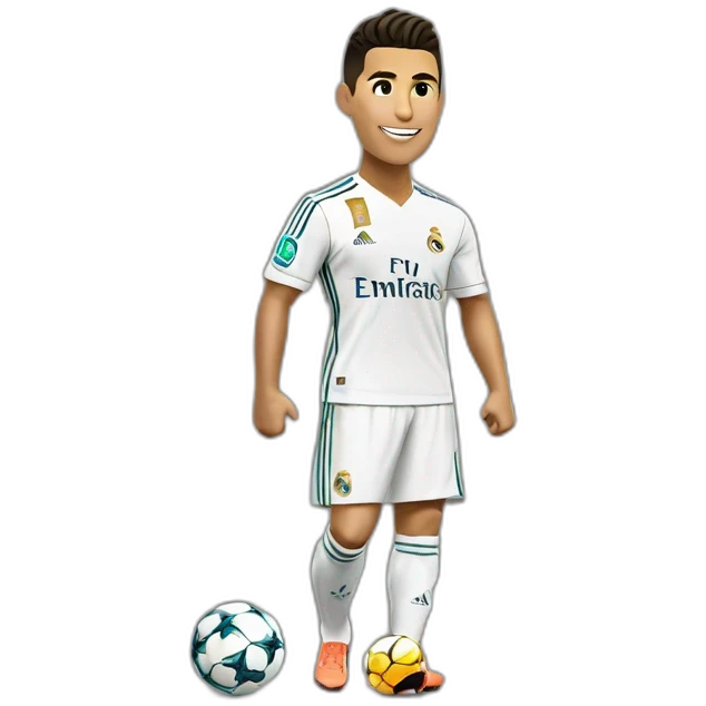 cristiano Ronaldo for real madrid emoji