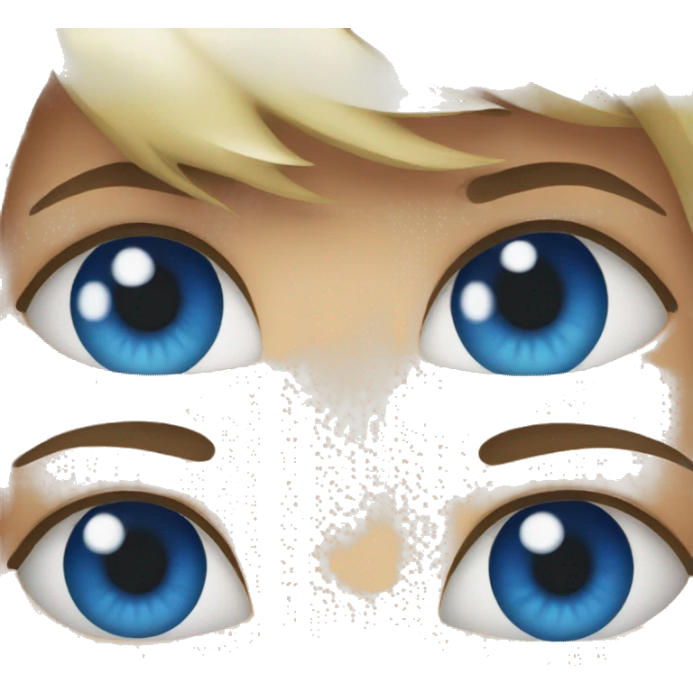 Eyes blue  emoji