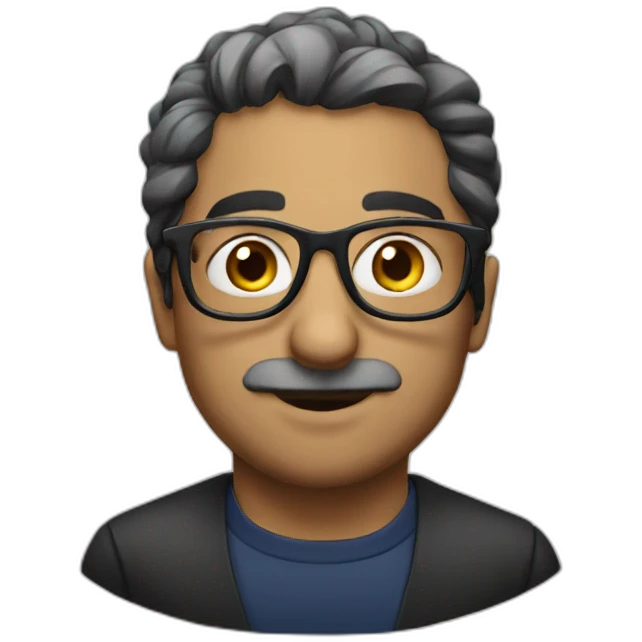 Armenian with glasses emoji
