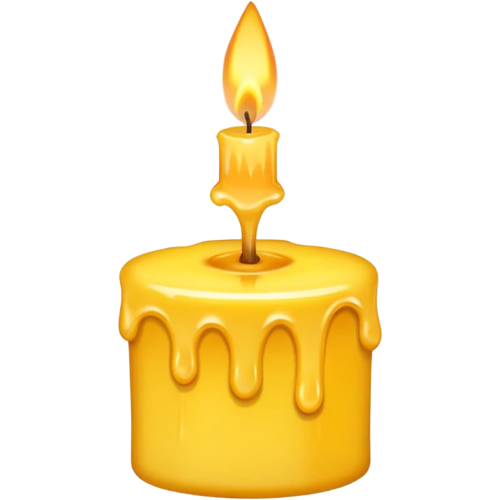 Candle dripping wax emoji