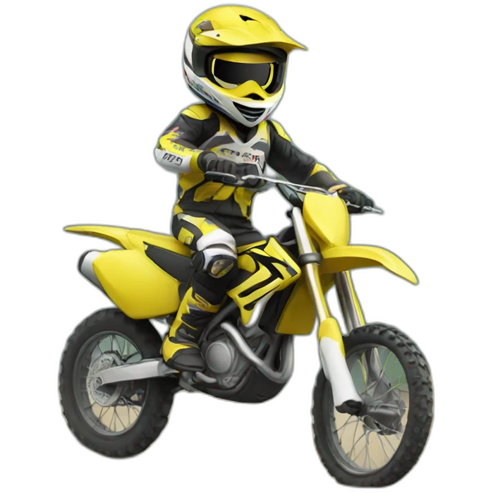 Moto cross emoji