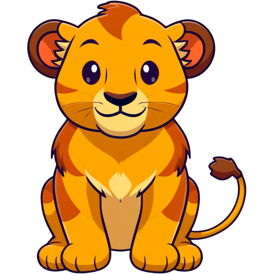 Simba from The Lion King emoji