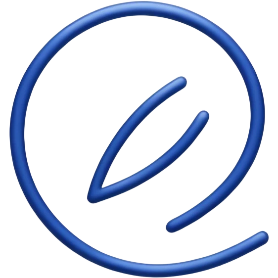 dark blue writing emoji