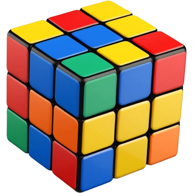 Rubiks cube emoji