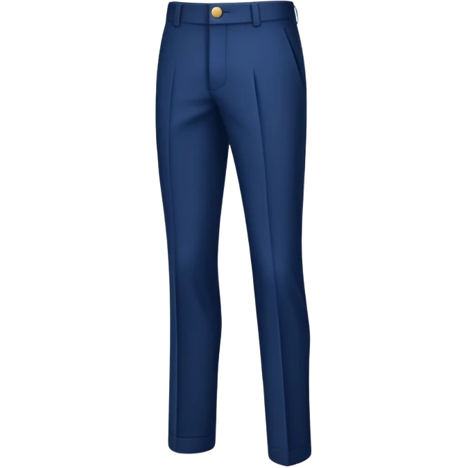 plain isolated dark blue dress pants emoji