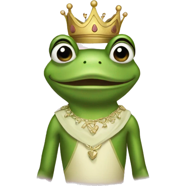 Frog princess  emoji