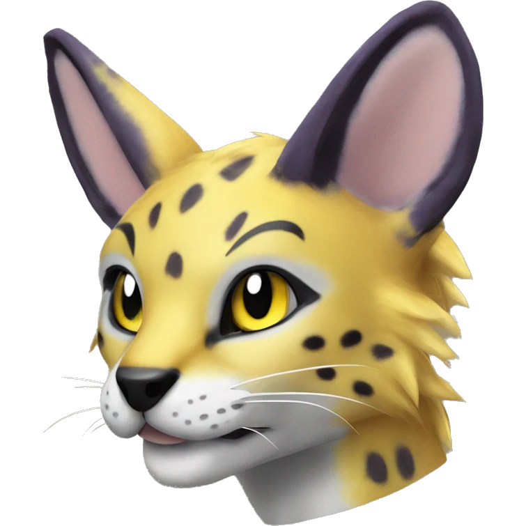 Anthro Renamon-Vernid-Serval-Lombax emoji