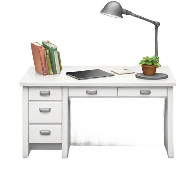 white desk emoji