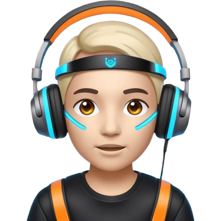 Neon Visor Gamers emoji