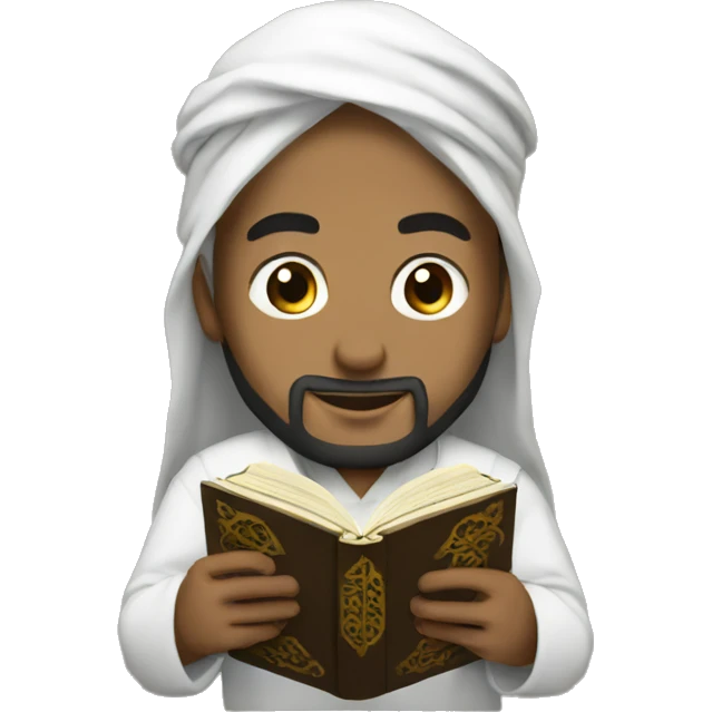  Muhammad and his Quran emoji