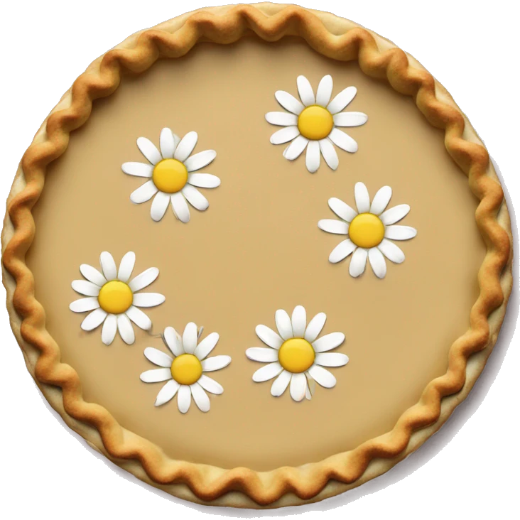pie and daisies emoji