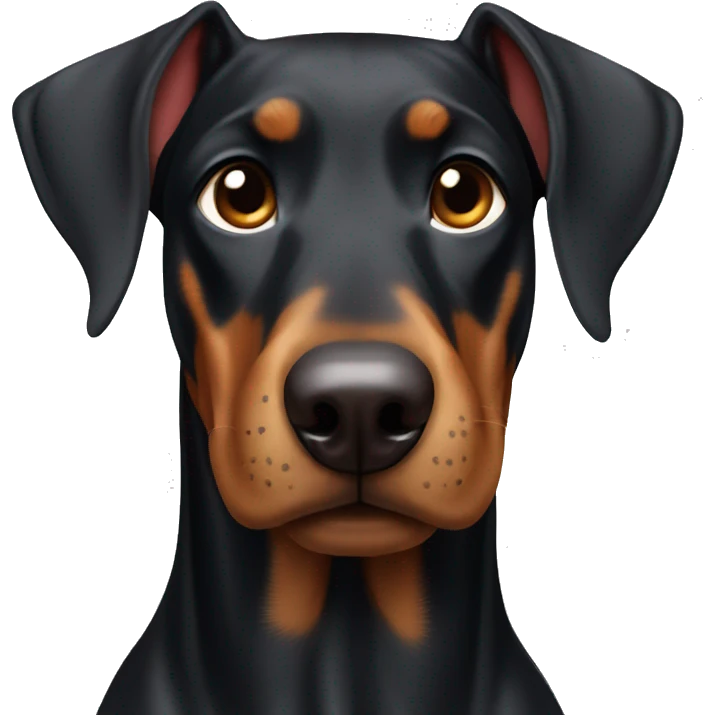 Doberman cute  emoji
