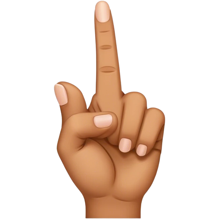 Mittelfinger  emoji