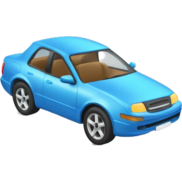 Car on slides emoji