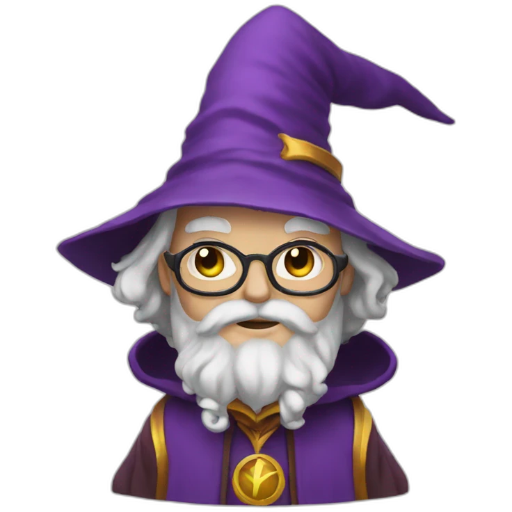 fabulous wizard emoji