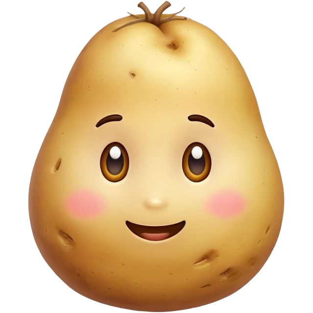 Cute potato emoji