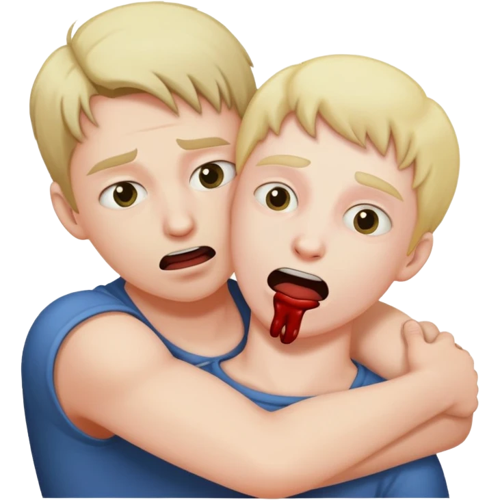 Strangling a friend emoji