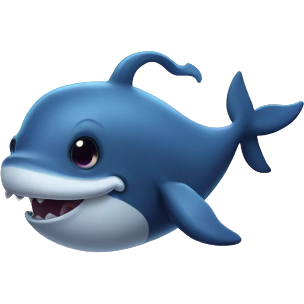 Halloween whale emoji
