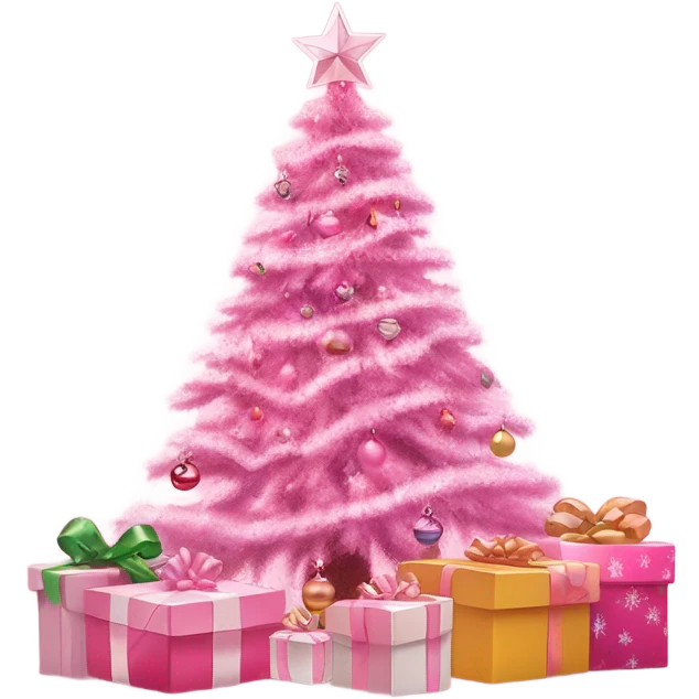 Pink Christmas  emoji