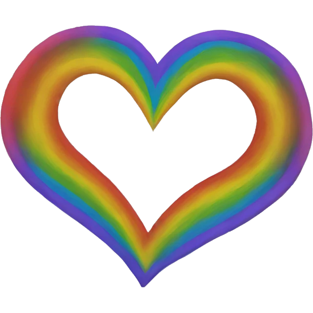 rainbow heart emoji