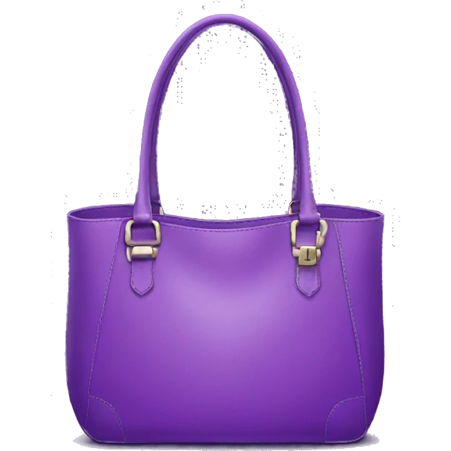 Purple handbag emoji