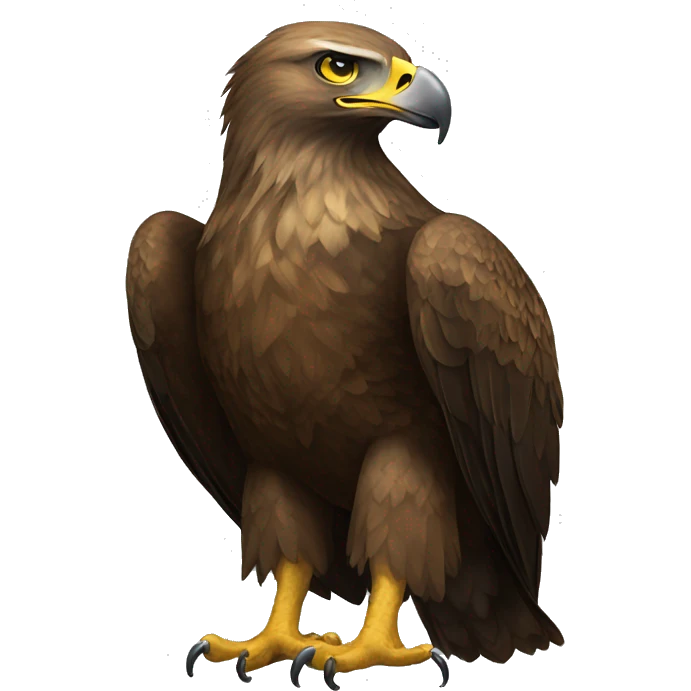 Golden eagle emoji