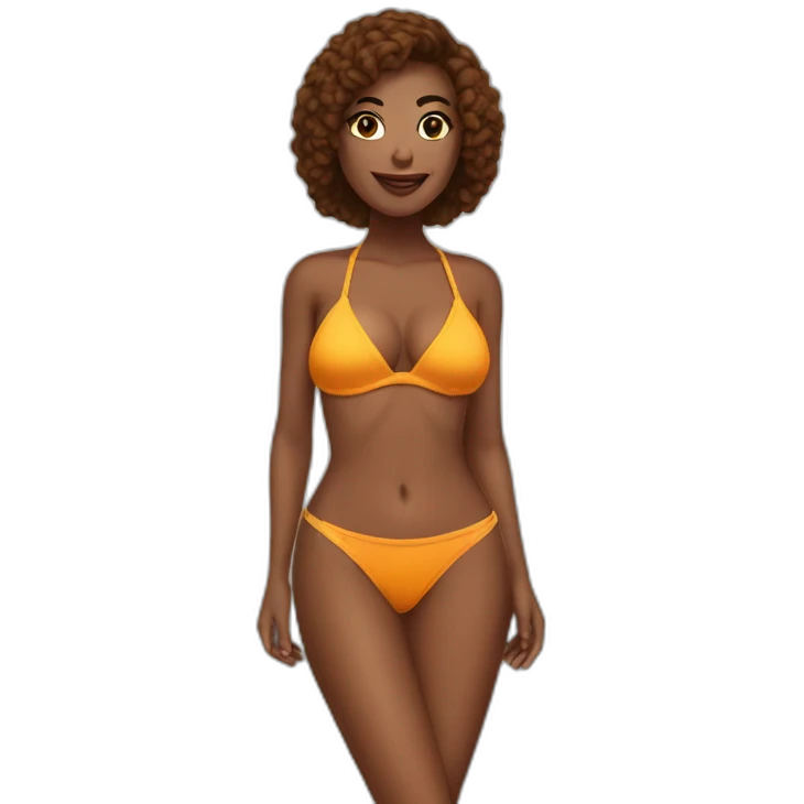 Hot bikini emoji