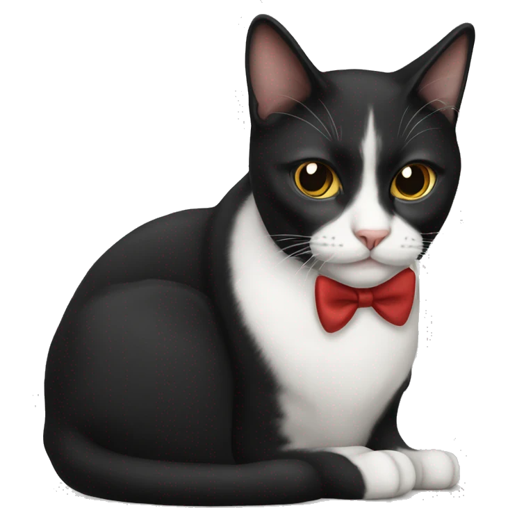 tuxedo cat emoji