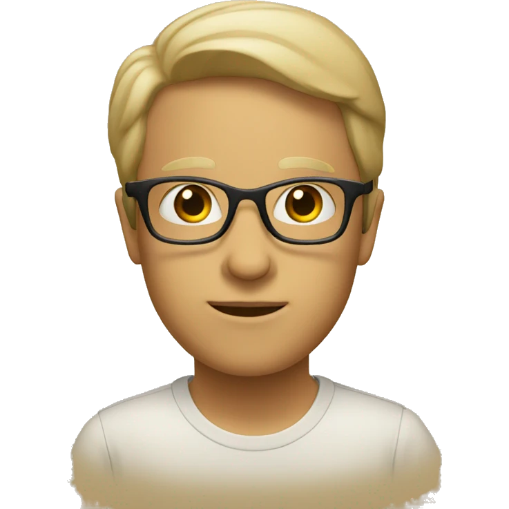 beige glasses emoji