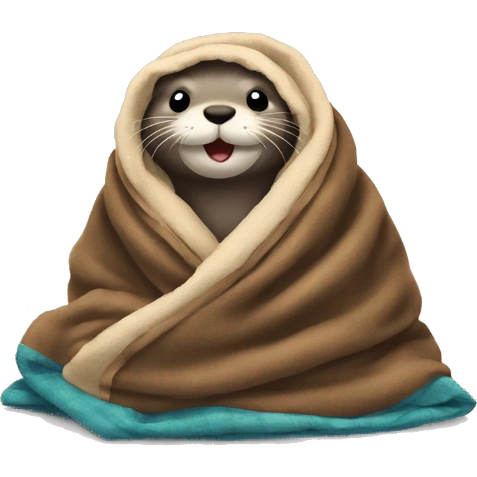 otter in a blanket emoji