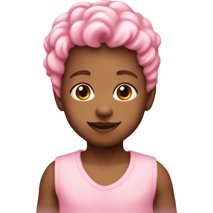 a baby pink normal hear emoji