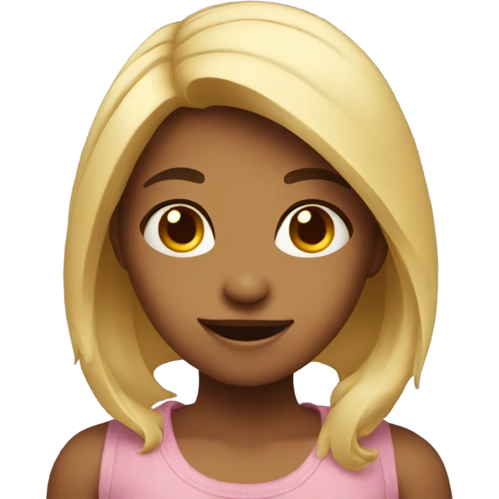 Girl shaking head emoji