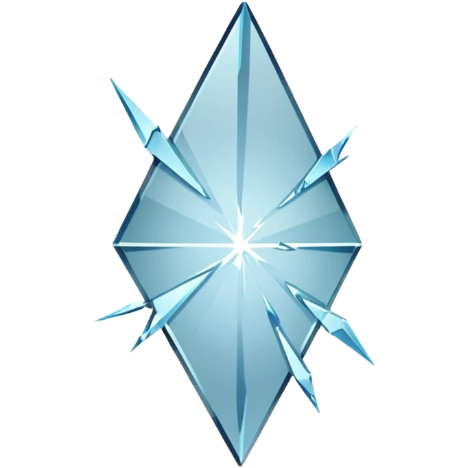 Broken glass emoji