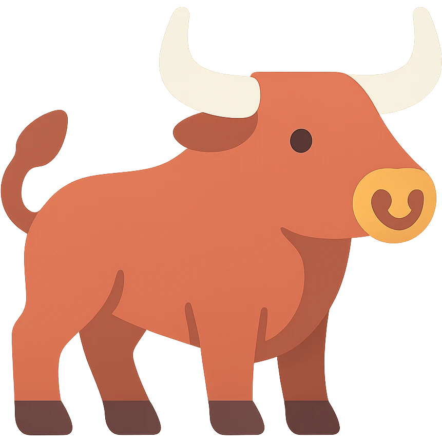 Big bull emoji