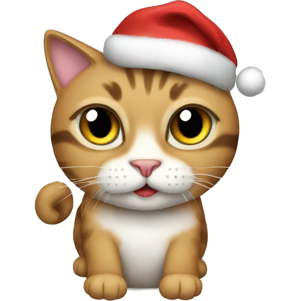 Cat Christmas  emoji