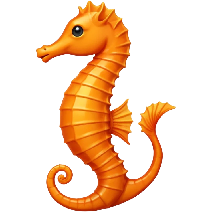 Orange seahorse emoji