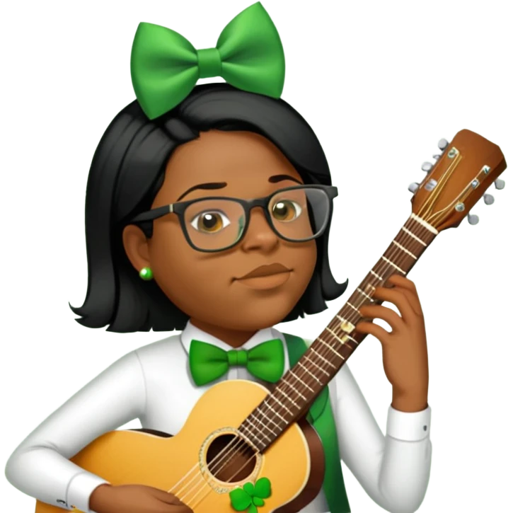 Leprechaun Guitarist emoji