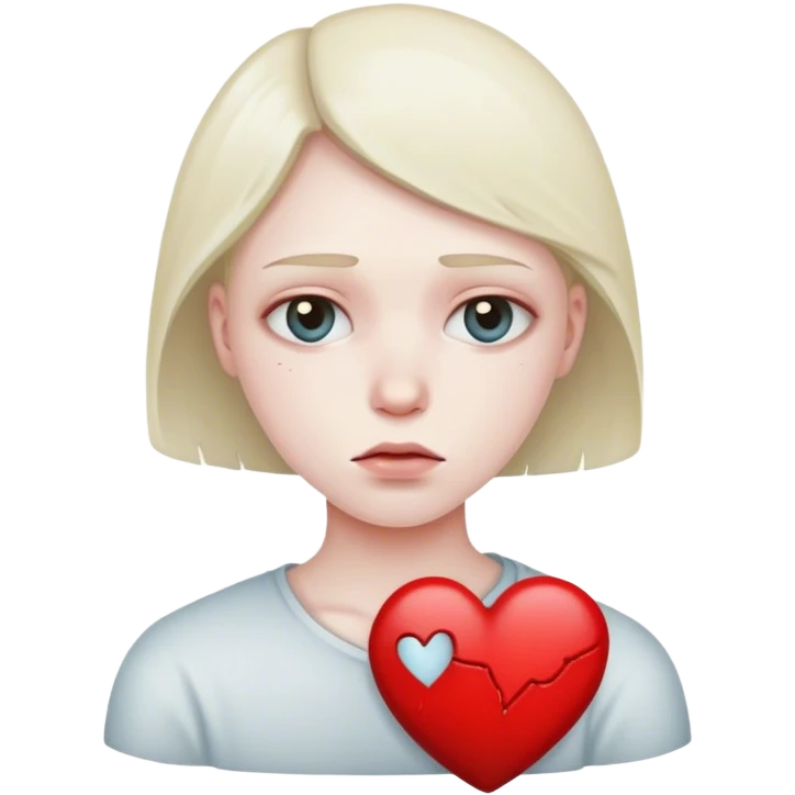 Handing you my broken heart emoji