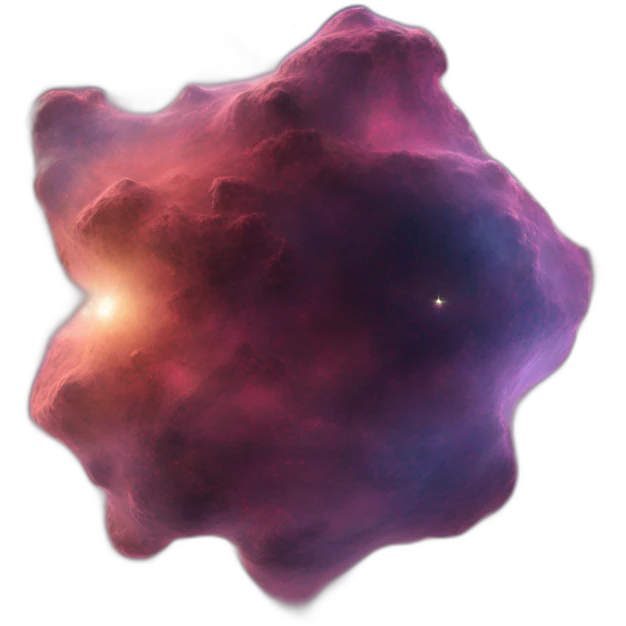 realistic big nebula in outer space emoji