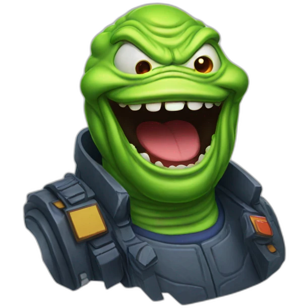 Slimer from ghosts busters  emoji