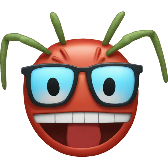 Mr Krabs wearing sunglasses emoji