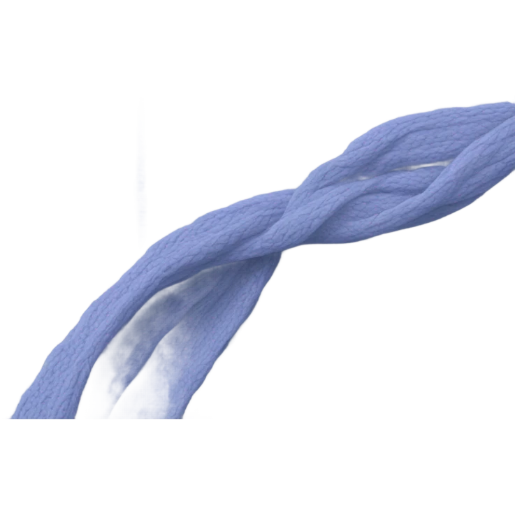 Periwinkle realistic winter scarf emoji