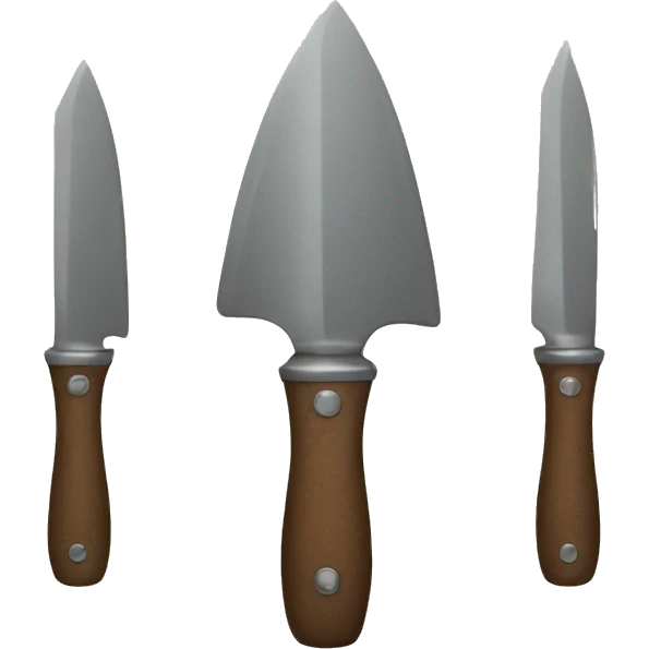 small throwing knife emoji