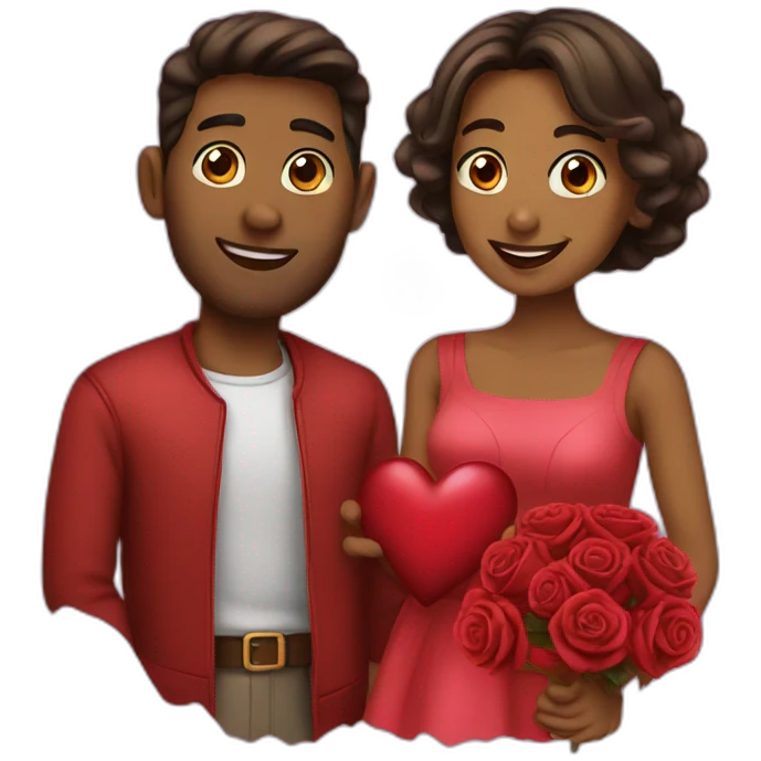 valentine couple emoji