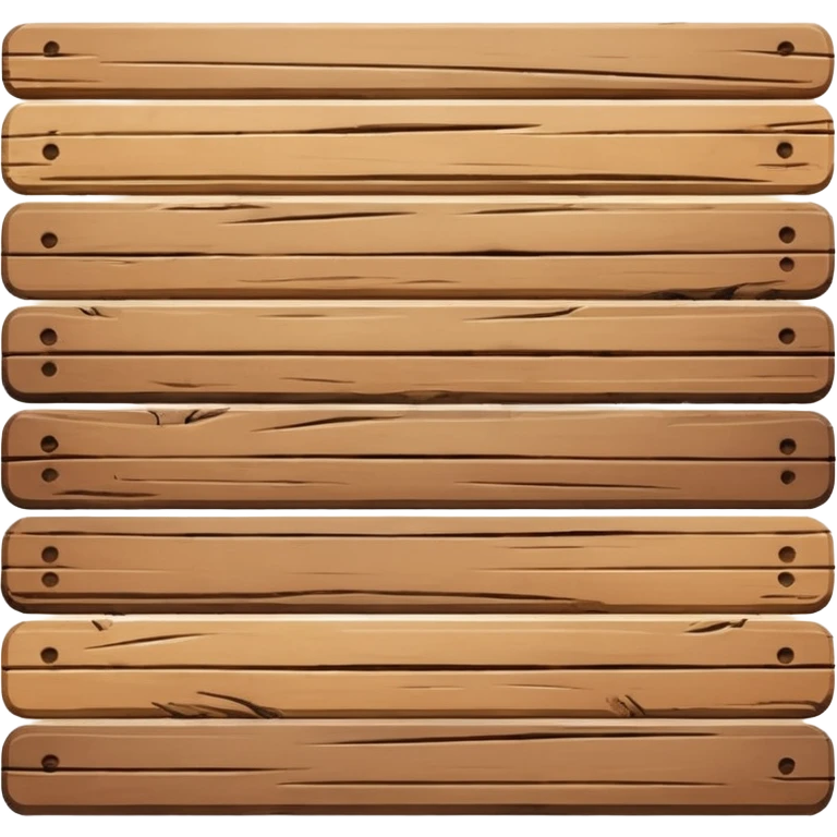1 wooden plank emoji