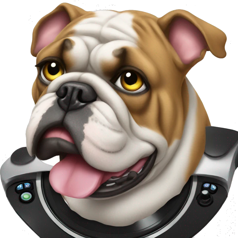 Bulldog DJ emoji
