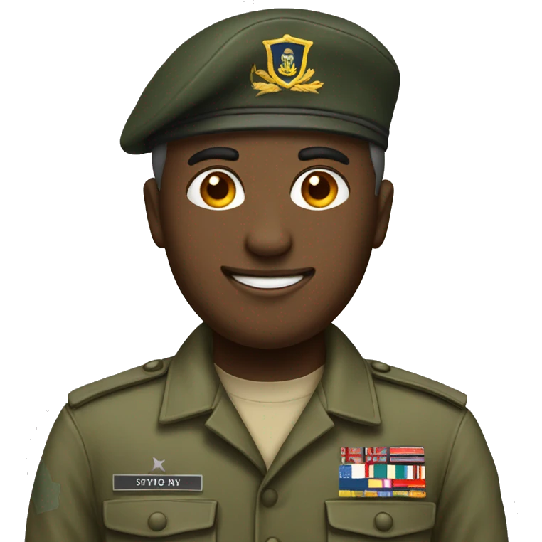 software engineer with military uniform emoji