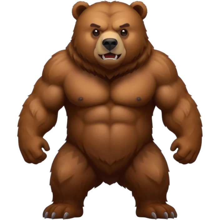 Grizzly bear emoji
